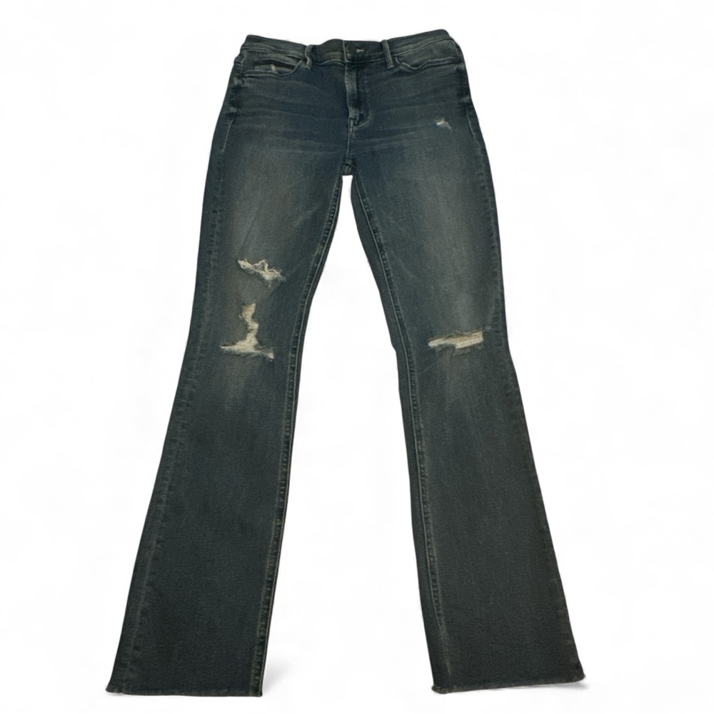 MOTHER The Mid Rise Dazzler Ankle Fray Weekend Warrior Size 28